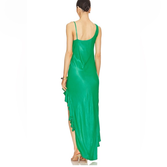 Karina Grimaldi x Revolve Azalea Maxi Dress Kelly Green NWT - Picture 3 of 9